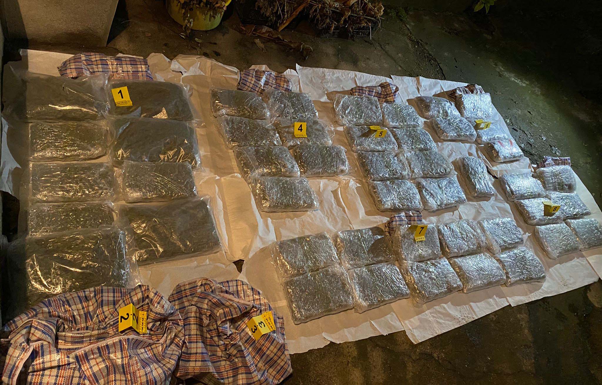 Zaplenjeno 80 kilograma marihuane i uhapšeno osam pripadnika kriminalne grupe