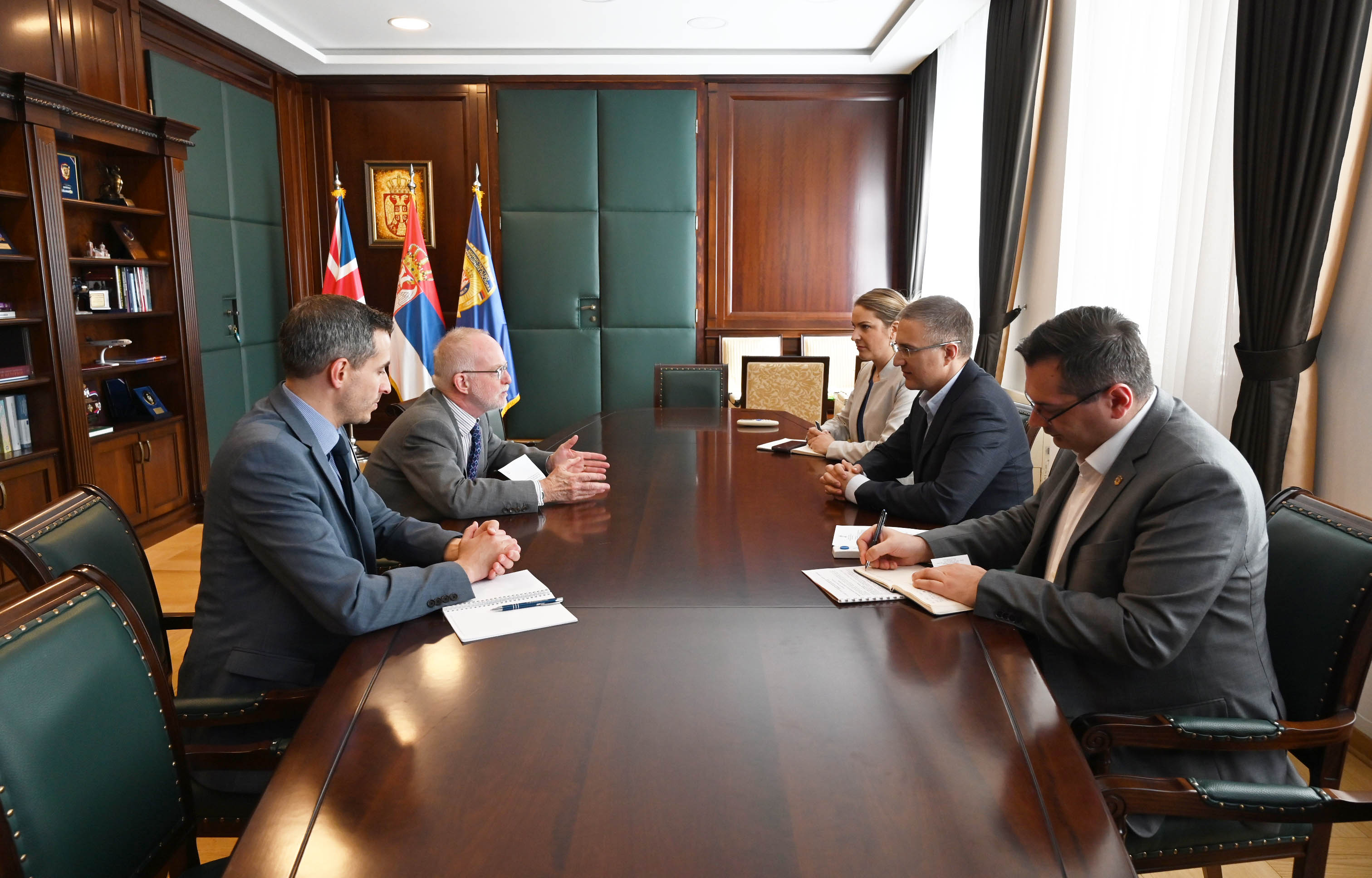 Stefanović i Kif razgovarali o unapređenju saradnje u oblasti borbe protiv terorizma, organizovanog i finansijskog kriminala