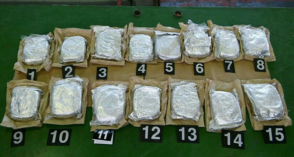 Na GP Gradina pronađeno više od 16 kilograma heroina