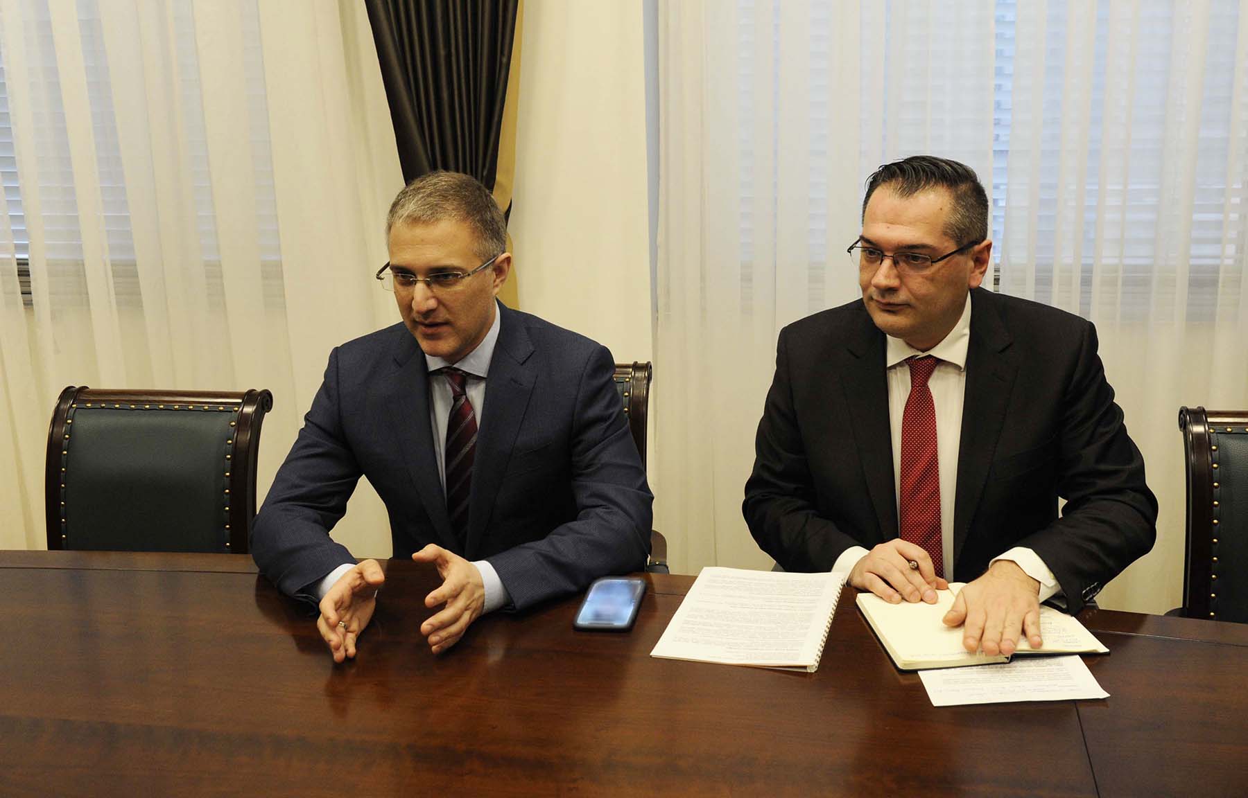 Стефановић и Скот разговарали о овогодишњим плановима сарадње две државе у области унутрашњих послова