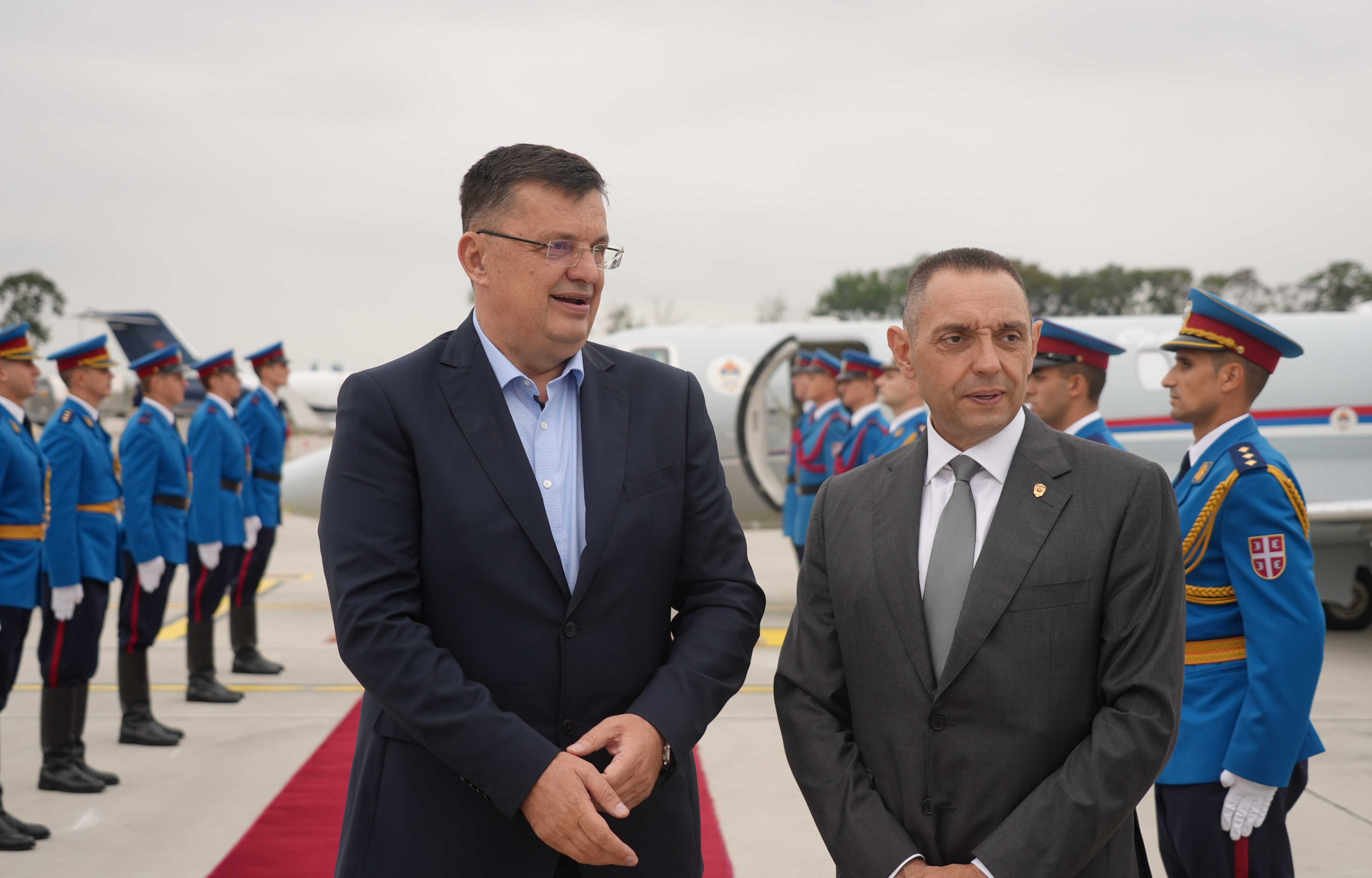 Министар унутрашњих послова Александар Вулин дочекао председавајућег Већа министара БиХ Зорана Тегелтију у Београду