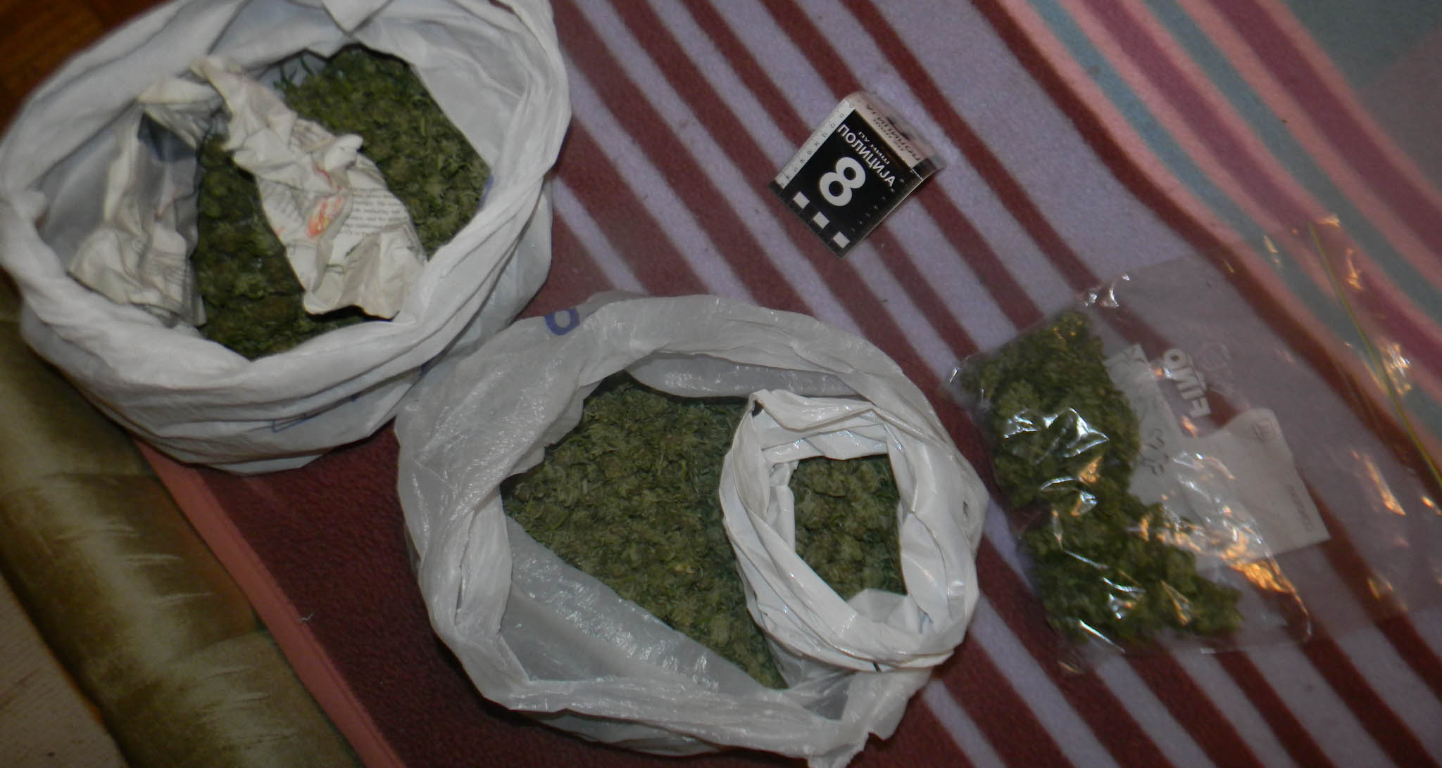 Zaplenjeno oko 24 kilograma marihuane