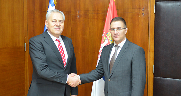 ministar Stefanović i ambasador BiH, Mirkić