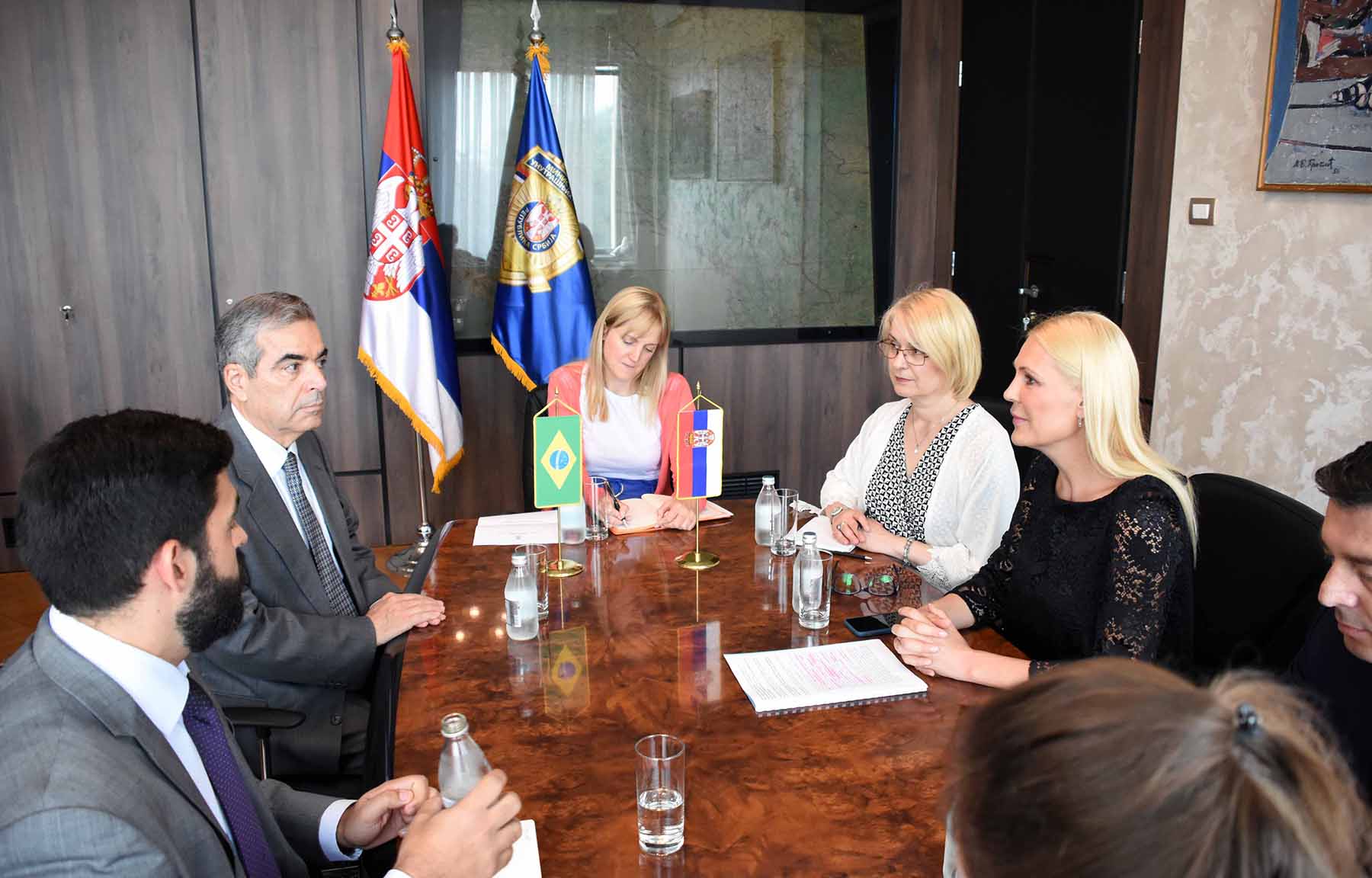 Поповић Ивковић се на састанкуса амбасадором Барбосом посебно захвалила Бразилу на подршци Србији