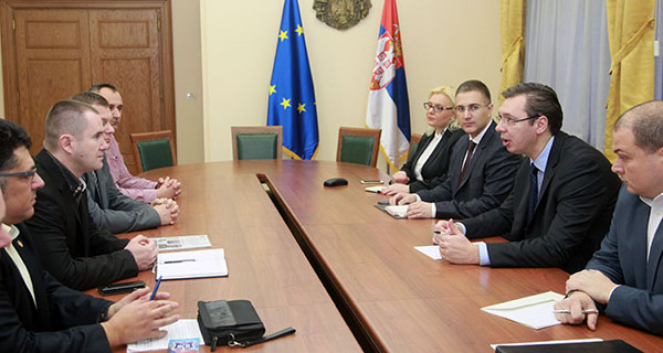 Vučić i Stefanović razgovarali sa predstavnicima NSP-a