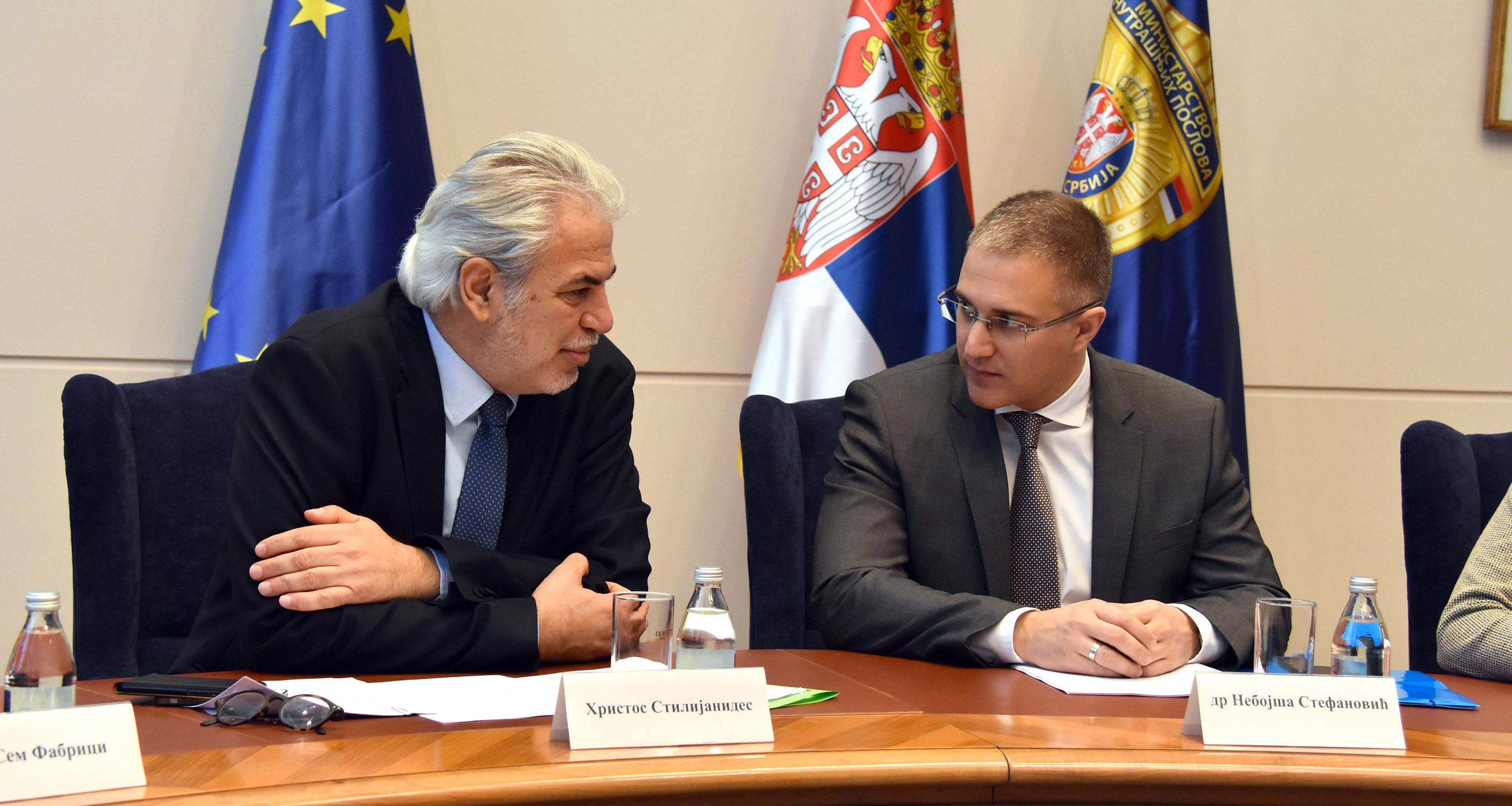 Стефановић и Стилијанидес: Фондови ЕУ употребљени за јачање капацитета за управљање миграционом кризом