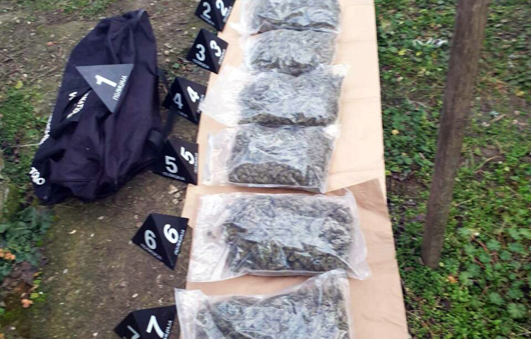 Pretresom kuće osumnjičenog pronađeno šest paketa marihuane 