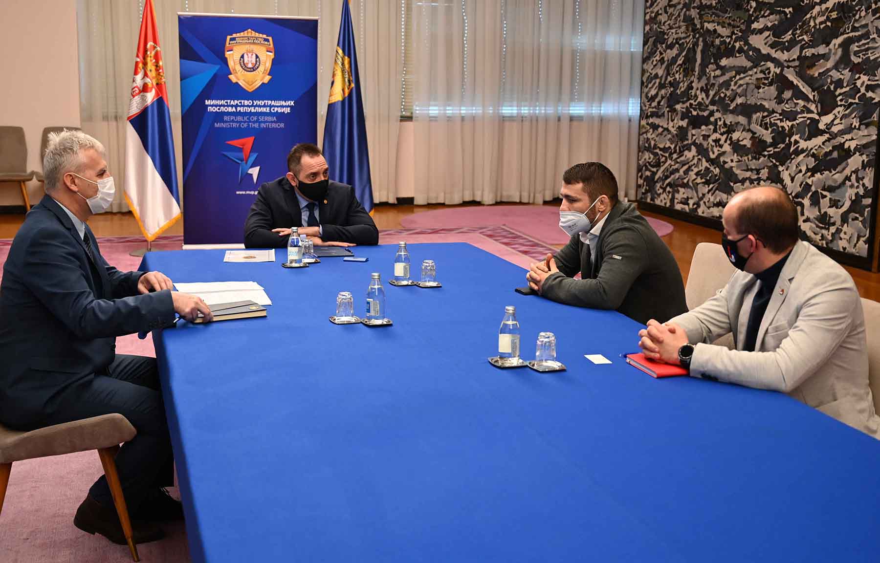 Ministar Vulin razgovarao sa Štefanekom o mogućnostima saradnje u oblasti sporta