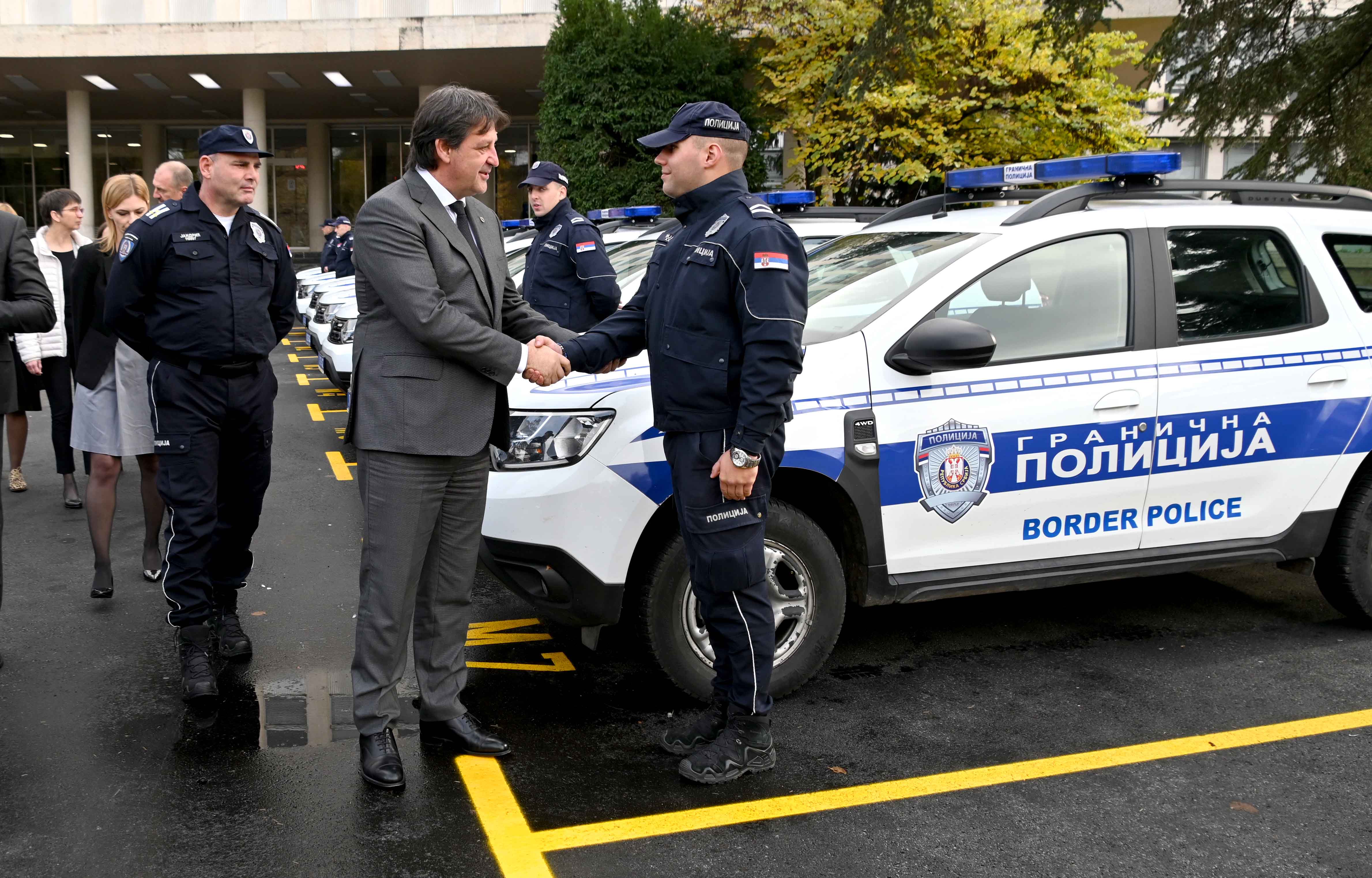 Primopredaja donirane opreme Upravi granične policije MUP-a za nadzor državne granice