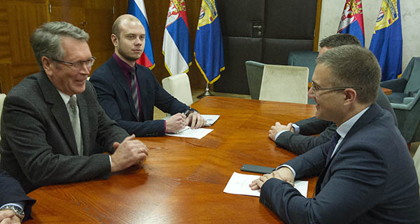 Stefanović i Čepurin dogovorili dalje unapređenje saradnje