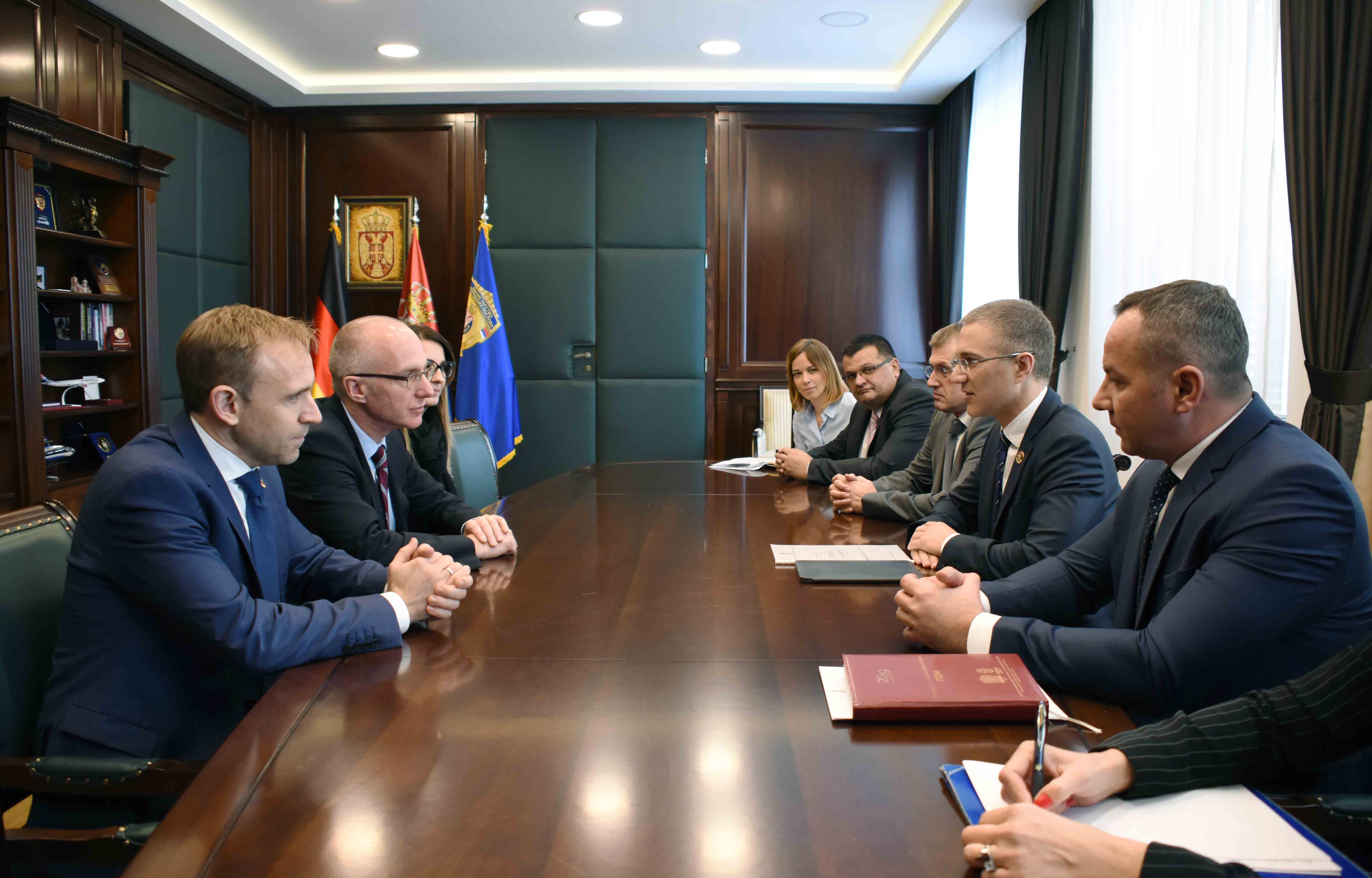 Министар Стефановић се захвалио Немачкој на подршци коју пружа Министарству унутрашњих послова у процесу јачања капацитета МУП-а