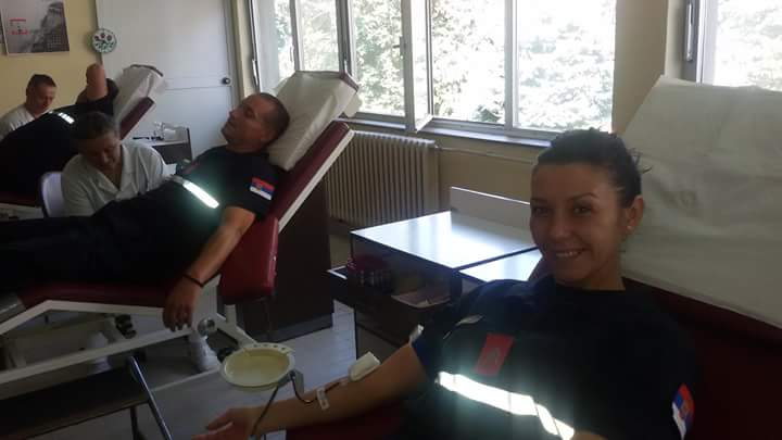 Vatrogasci iz Pančeva redovni davaoci krvi 