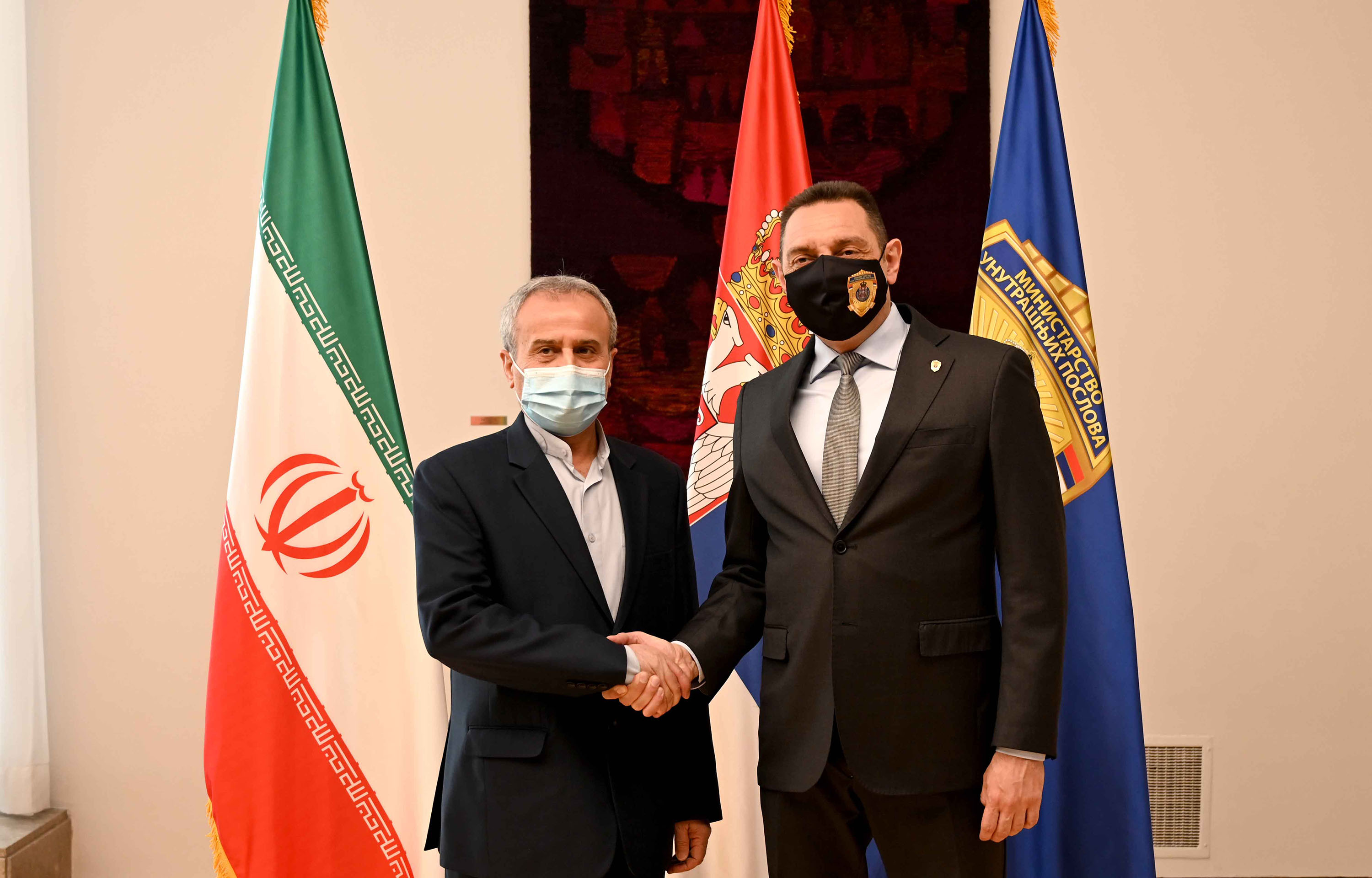Ministar Vulin i ambasador Islamske Republike Iran Rašid Hasan Pur Baei razgovarali o unapređenju saradnje