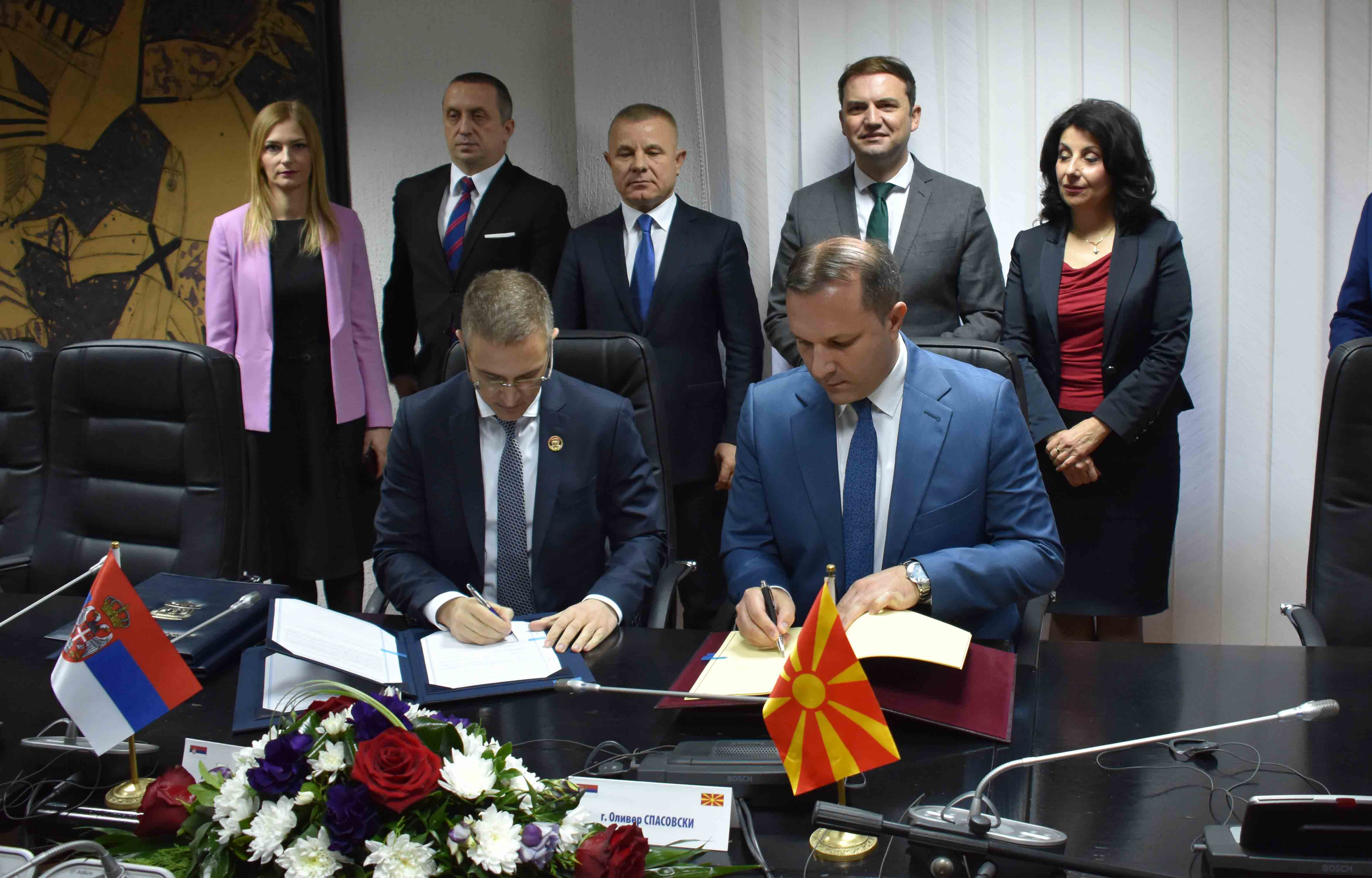 Стефановић и Спасовски потписали три споразума од велике важности за Србију и Северну Македонију