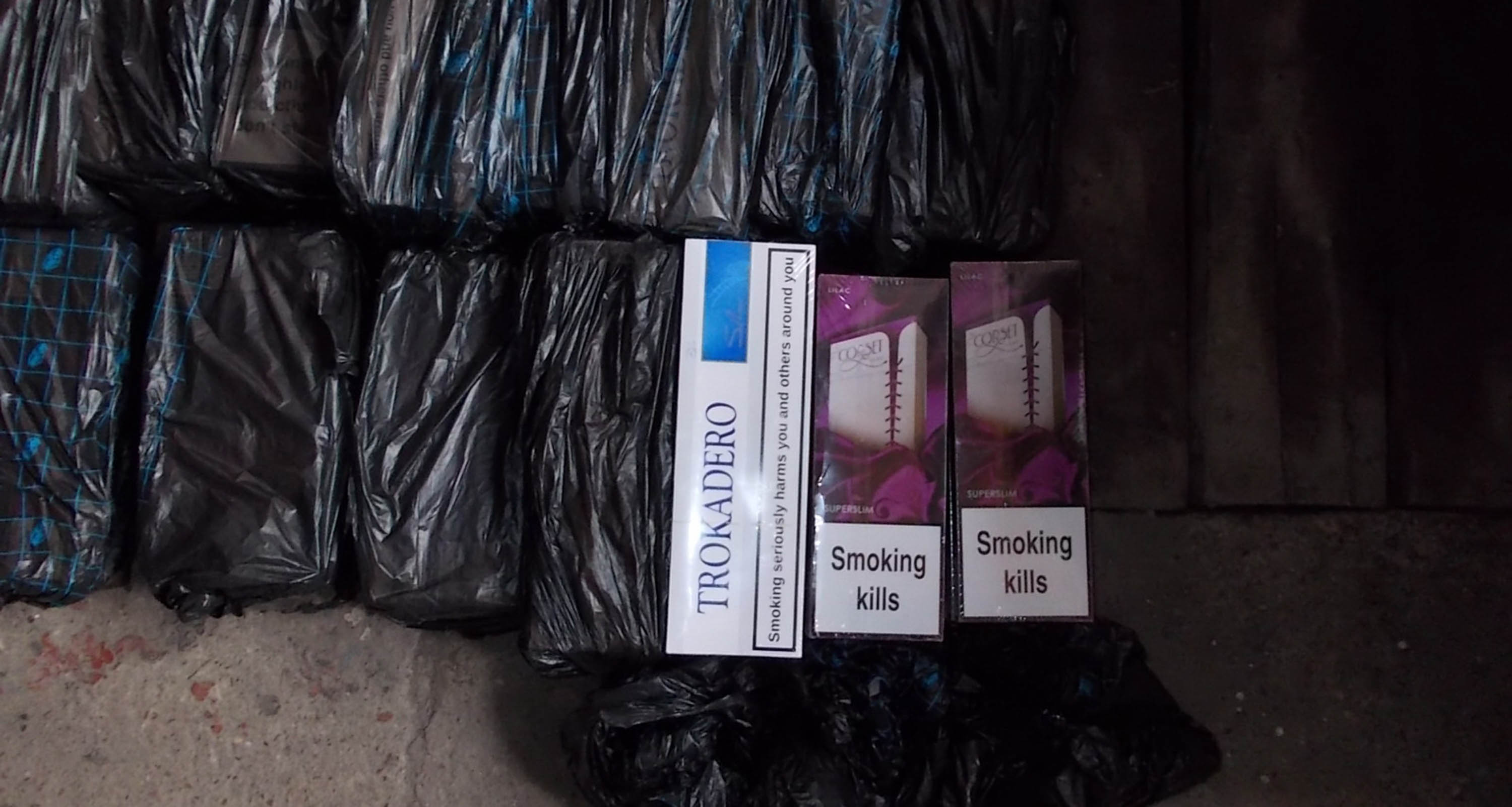 Zaplenjeno 29.240 paklica cigareta