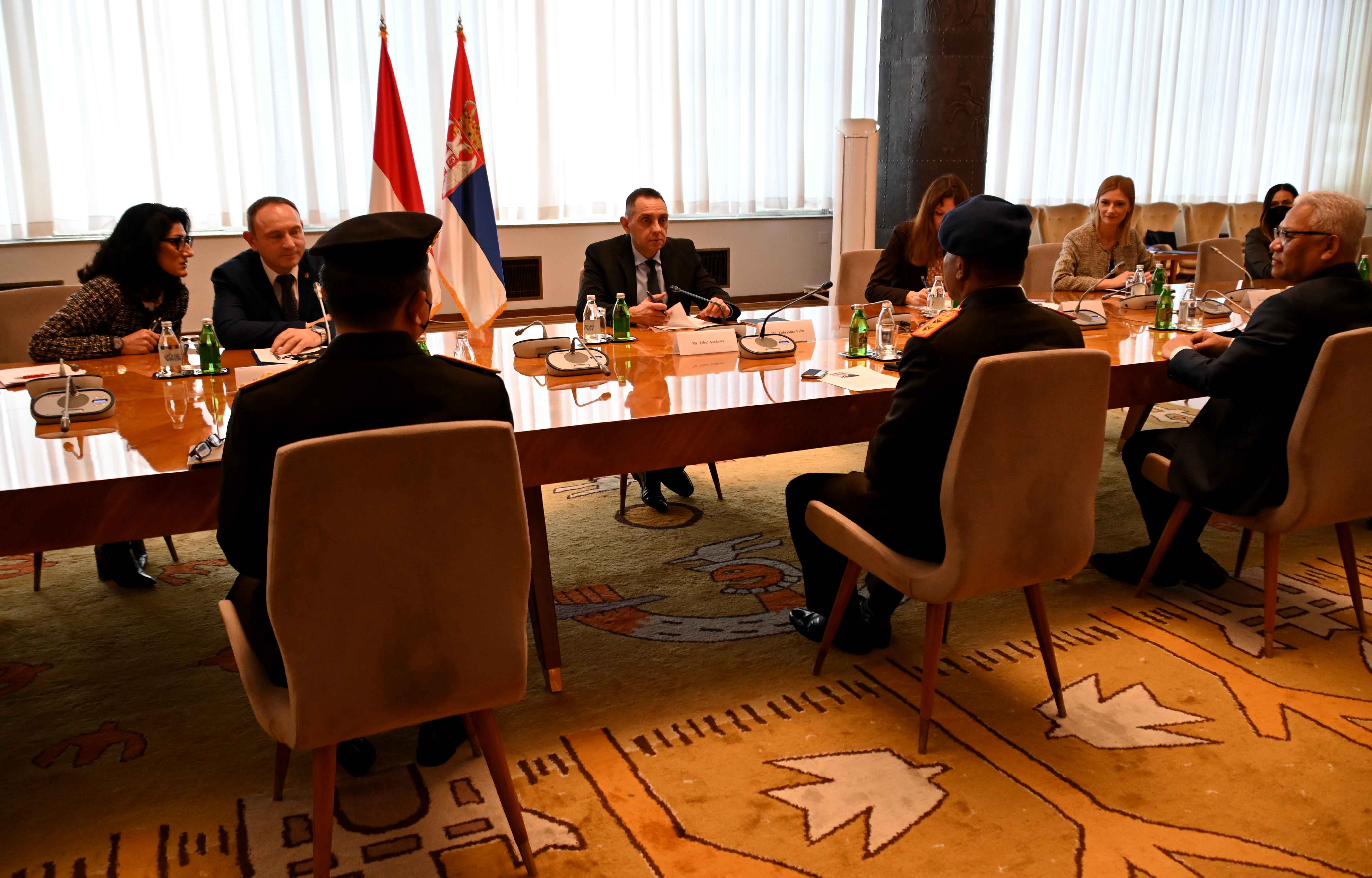 Министар Вулин се захвалио индонежанској делегацији која је поновила принципијелан став по питању непризнавања такозваног Косова