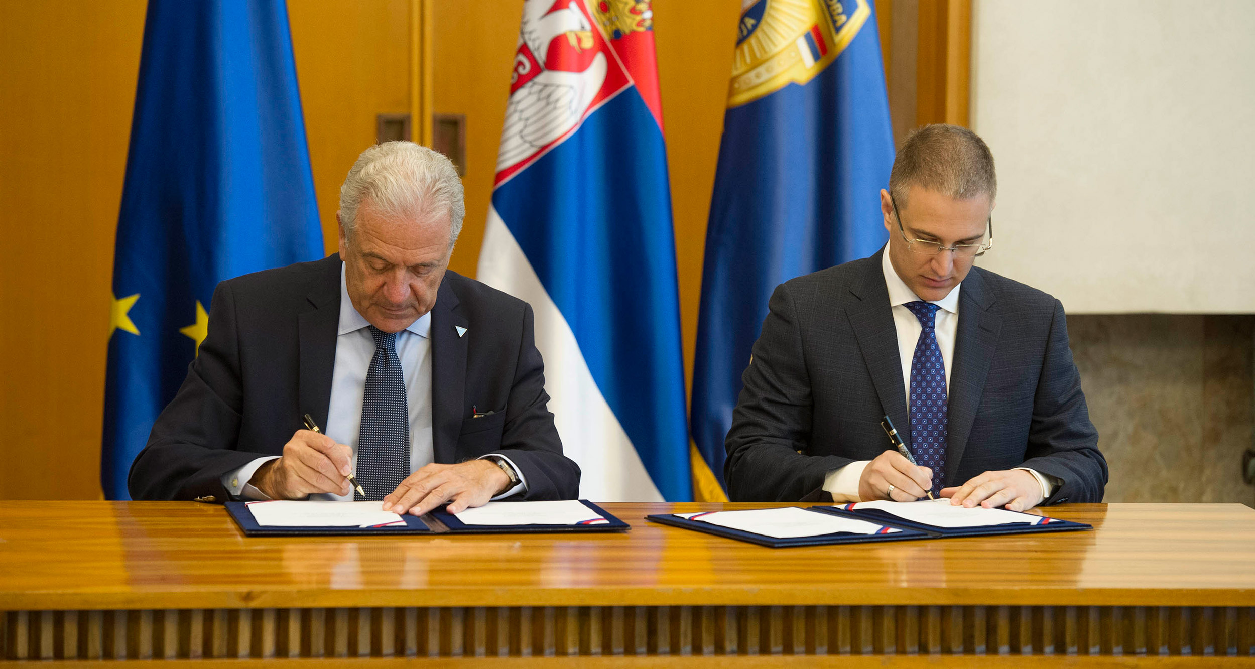 Stefanović i Avramopulos parafirali sporazum o akcijama koje sprovodi Evropska agencija za graničnu i obalsku stražu 
