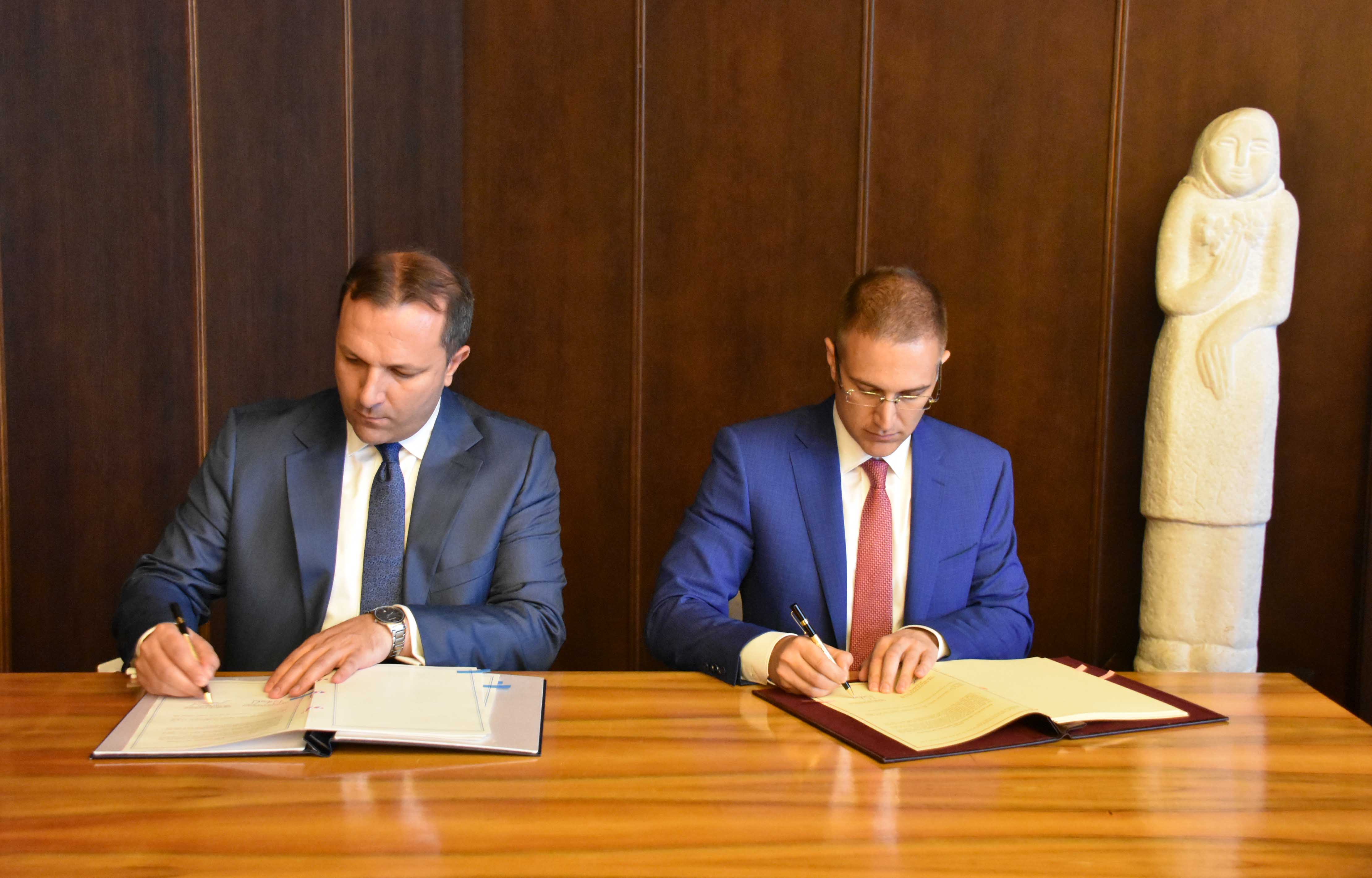 Стефановић и Спасовски потписали Споразум о успостављању заједничких контрола на Граничном прелазу Прешево – Табановци