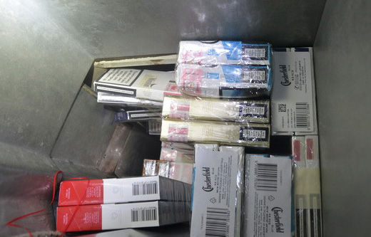 На ГП Келебија заплењено 5.370 паклица цигарета