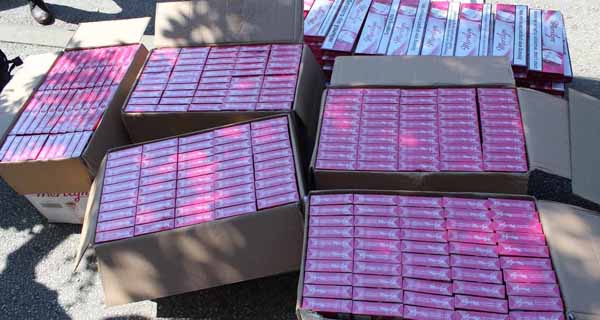 Pronađeno 6.700 paklica cigareta bez akciznih markica